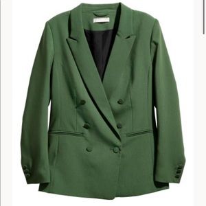 Brand new with tag H&M blazer US size 8 green